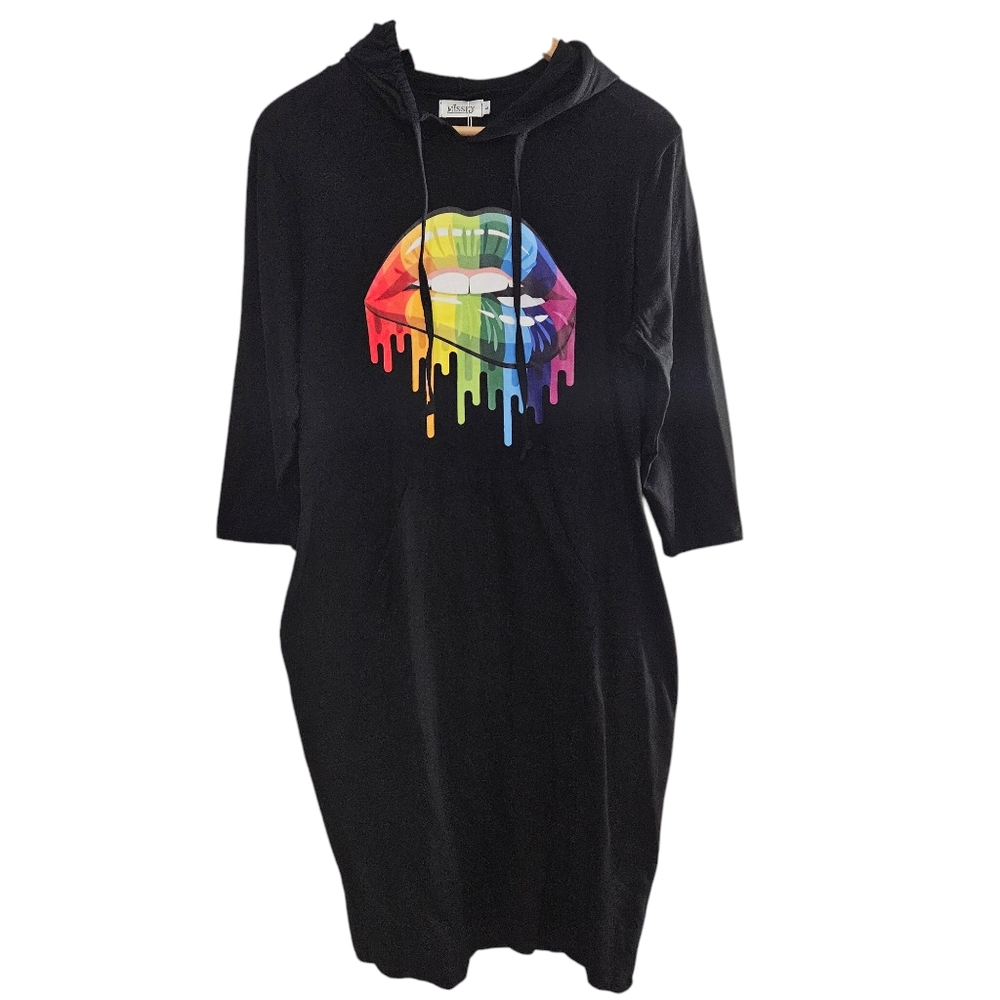 New Missky Women's Cotton Hooded Short Dress